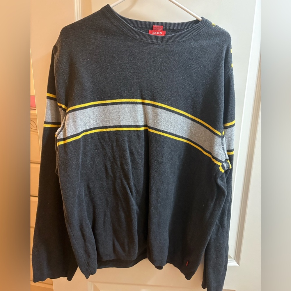 Izod Charcoal Knit Sweater